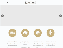 Tablet Screenshot of ludlows.com.au